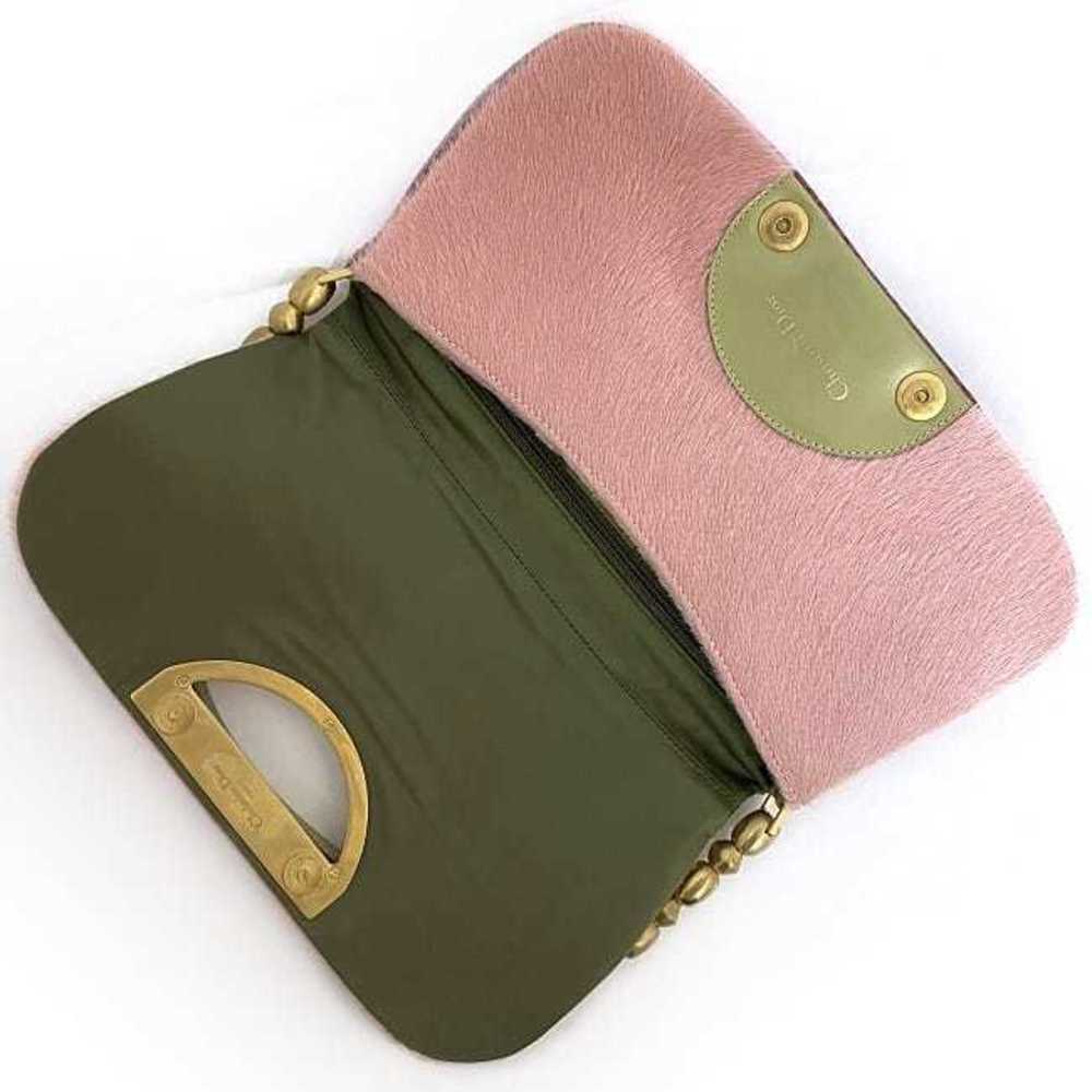 Christian Dior Shoulder Handbag Python Leather Pi… - image 7